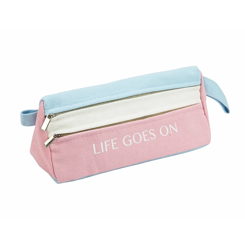 Colour Me Vibes Double Pencil Bag (pink/blue) (8230)