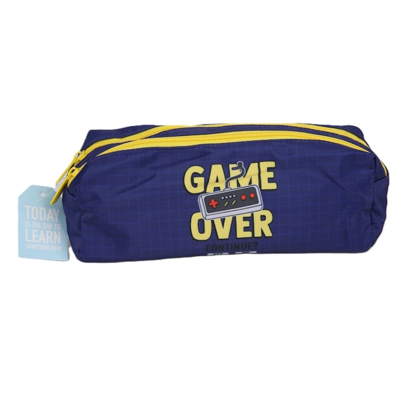 Colour Me Vibes Double Pencil Bag Game Over 21cm (7820)