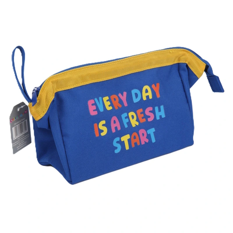 Colour Me Vibes Metal Bar Pencil Bag Every Day Fresh Start (7844)