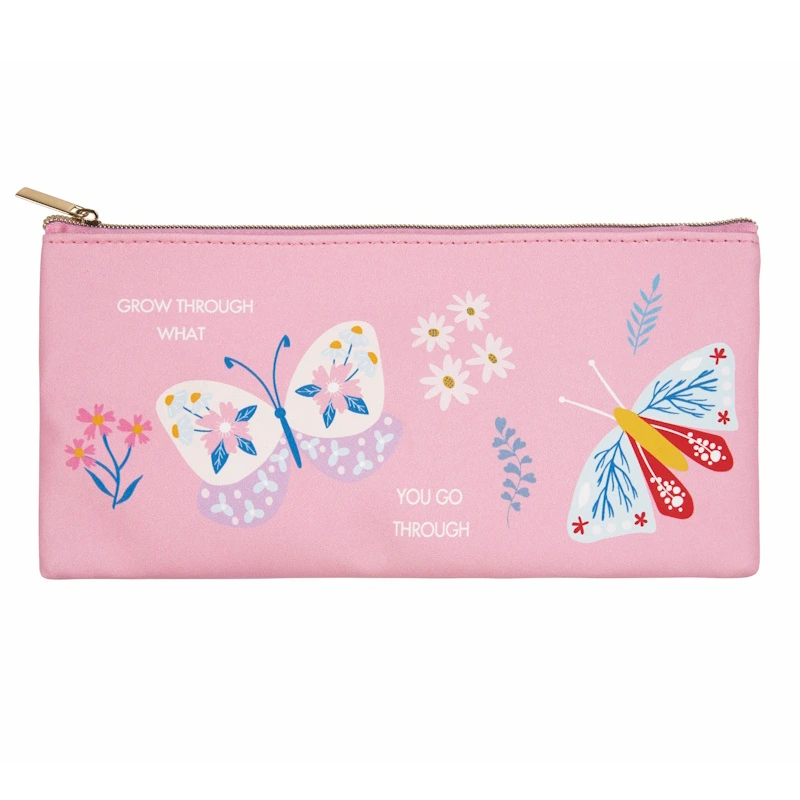 Colour Me Vibes PU Pencil Bag Butterfly 20cm (8179)