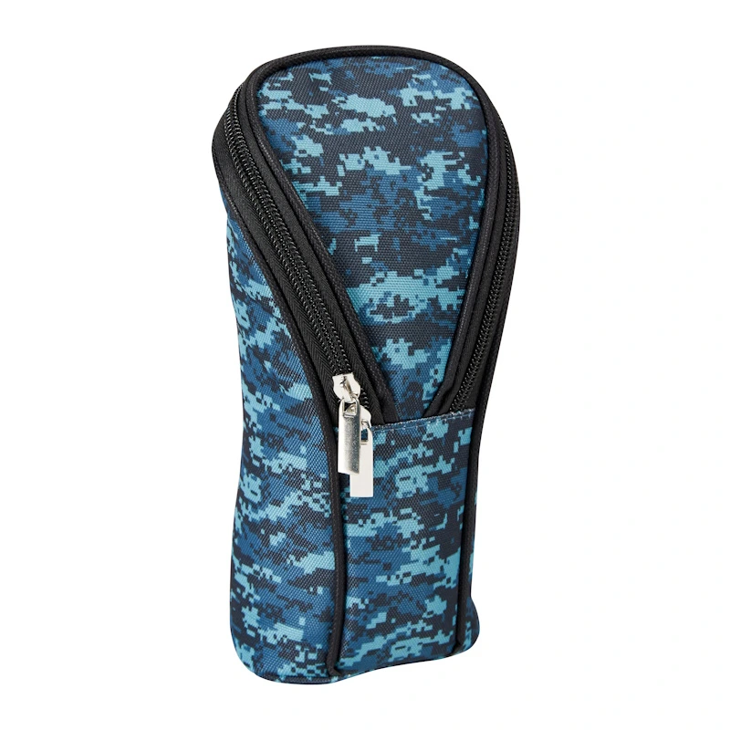 Colour Me Vibes Pencil Bag Tongue Flap Army Print (blue) (8216)