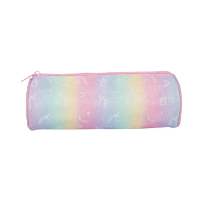 Colour Me Vibes Glitter Rainbow Unicorn Pencil Bag 22cm (7776)