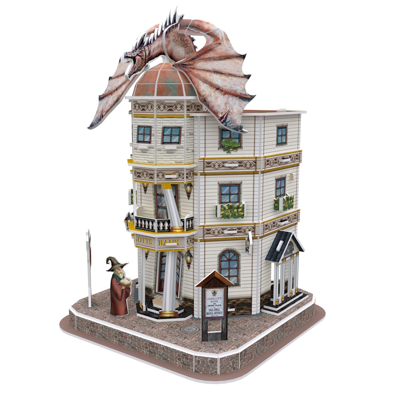 4D Harry Potter Gringotts Bank 23cm (74 pieces)