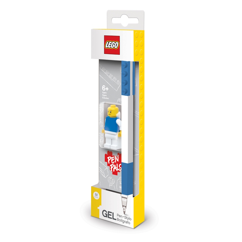 Lego Iconic Gel Pen with Minifigure (blue)