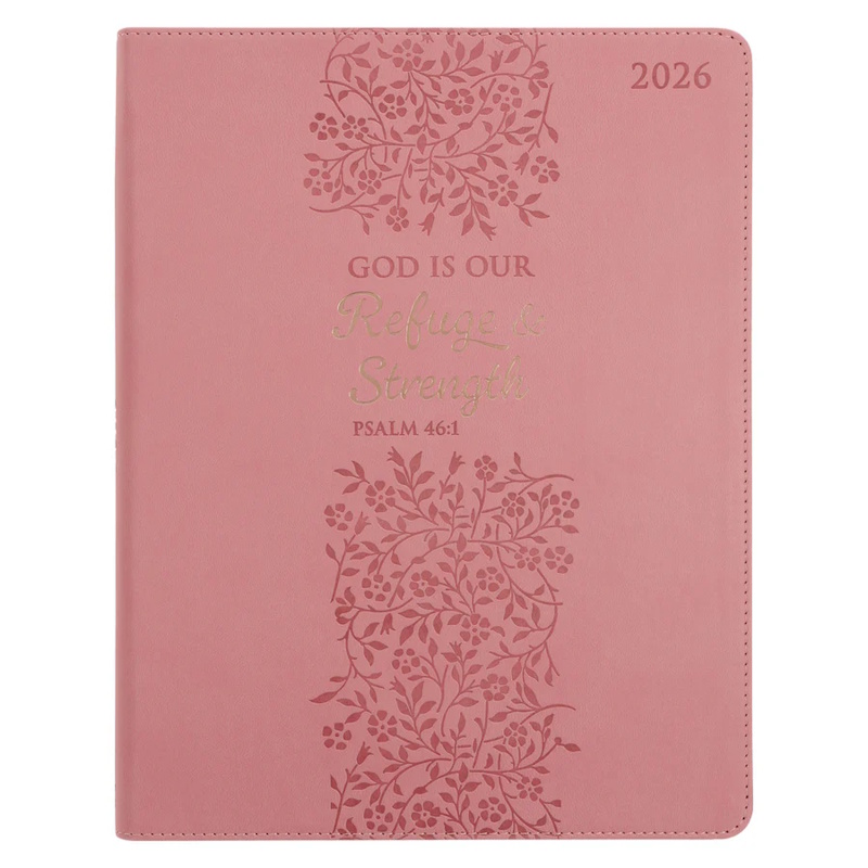 God is Our Refuge and Strength Executive Daily Panner Diary 2026 (TPD525)