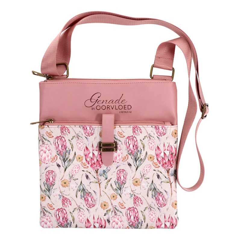 Genade in Oorvloed Faux Leather Sling Bag (SLB001)