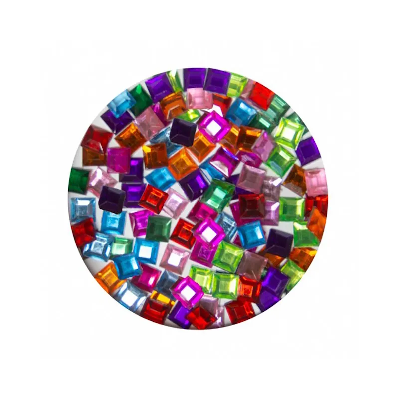 Dala Square Rhinestones 9mm (50)