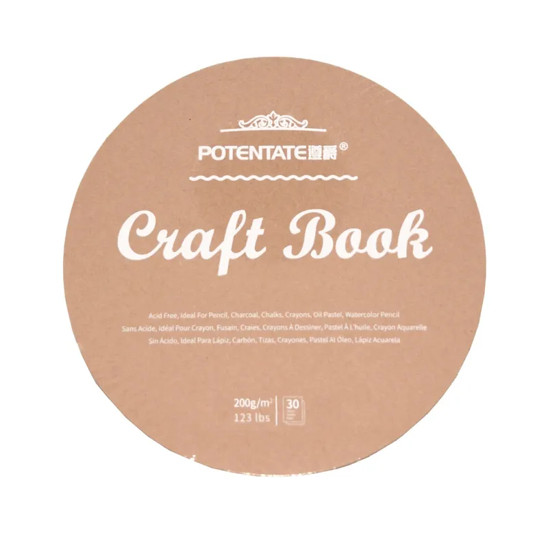 Potentate Craft Circle Book 200gsm (ø250mm) (30 sheets)