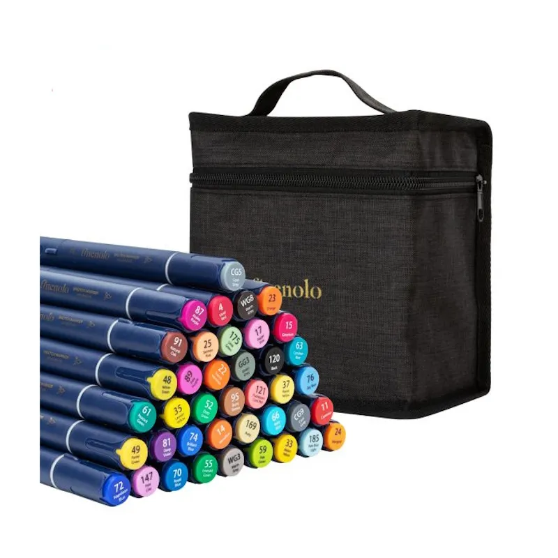 Finenolo Sketch Alcohol Marker Set With Carry Bag (40)