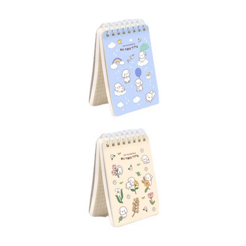 Deli Spiral Notebook Forest Animal 75mm x 102mm (assorted)