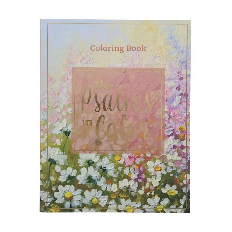 Psalms in Colour Painted Floral Adult Colouring Book (XCLR197)