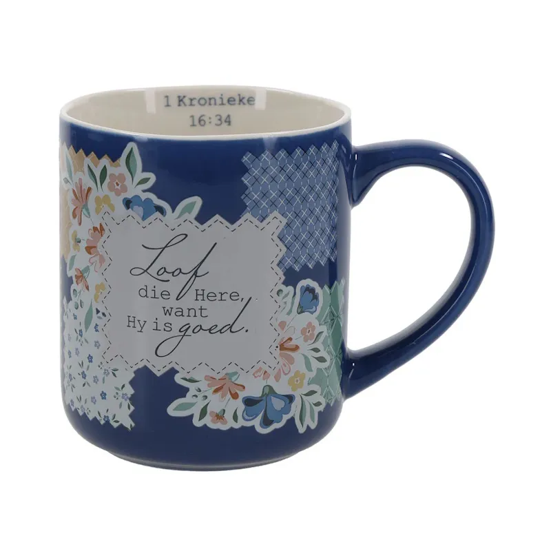 Loof die Here Blue Ceramic Mug (MUG1387)