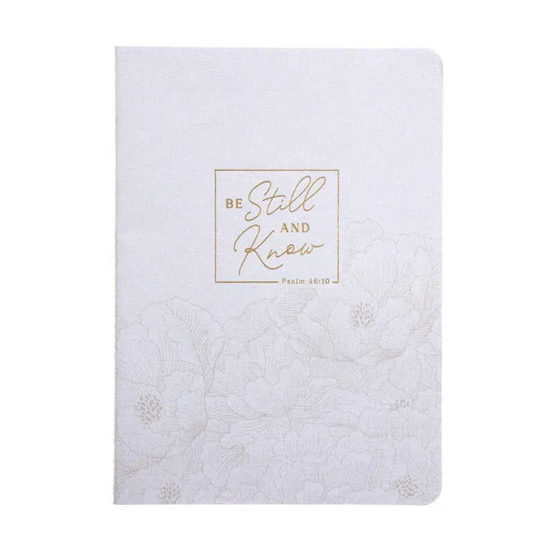 Be Still and Know White Notebook (NB080)