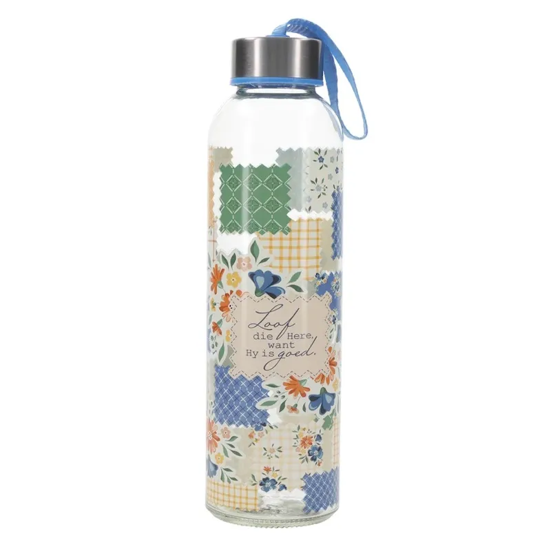 Loof die Here Glass Water Bottle (WBT255)