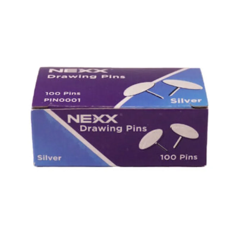 Nexx Silver Drawing Pins 11mm (100)