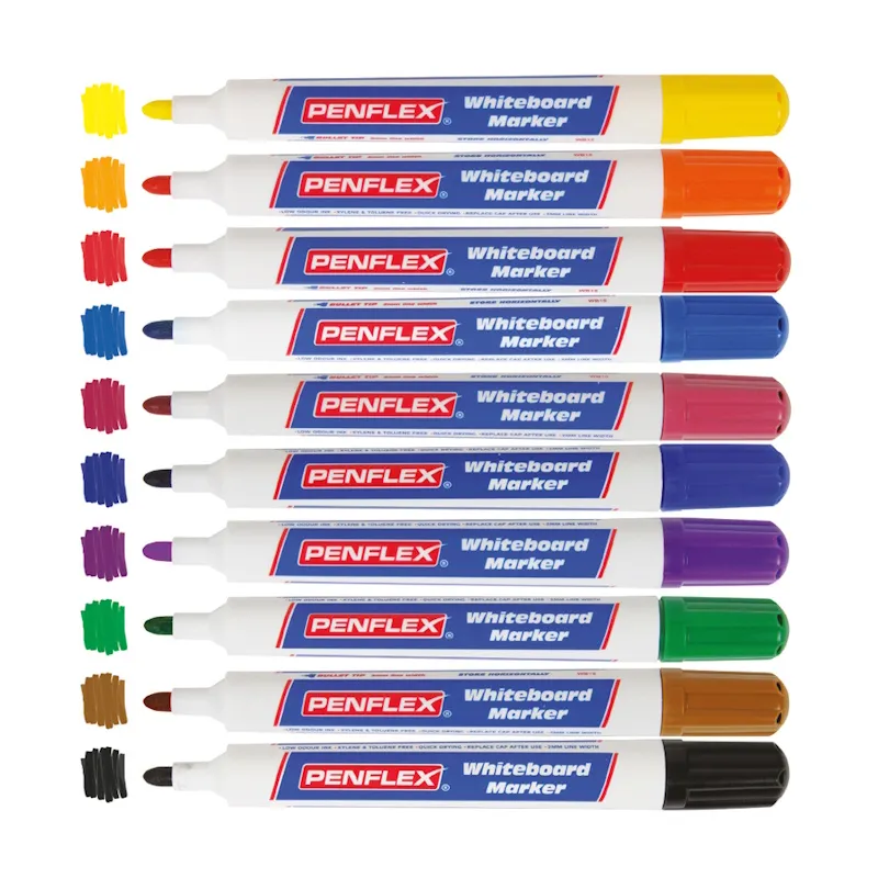 Penflex WB15 Whiteboard Marker (10 assorted)
