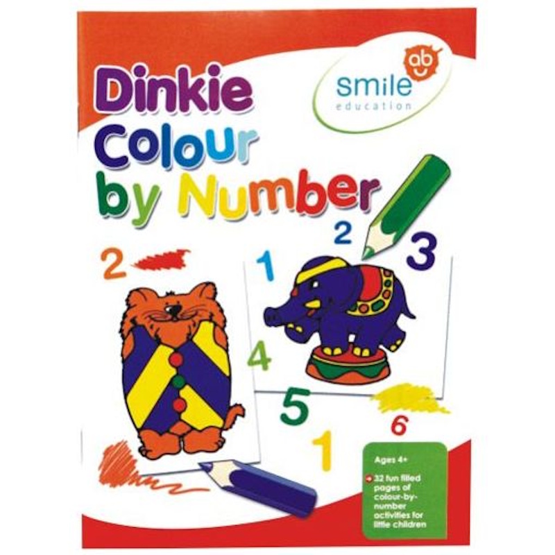 Idem Smile Dinkie Colour by Numbers Stitched Book A5