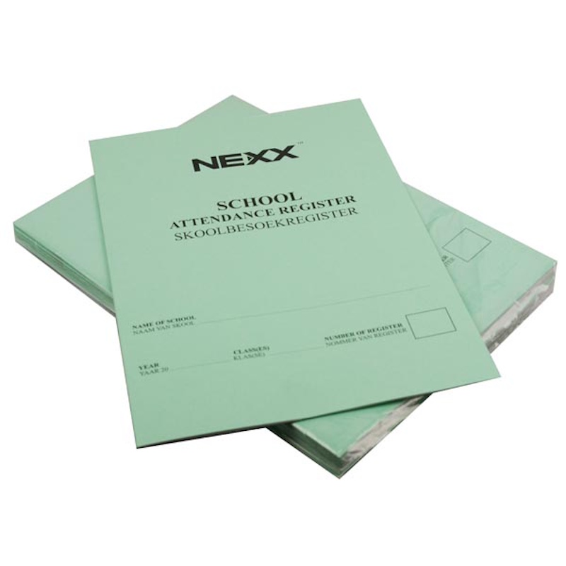 Nexx School Attendance Register A4 (12 pages)