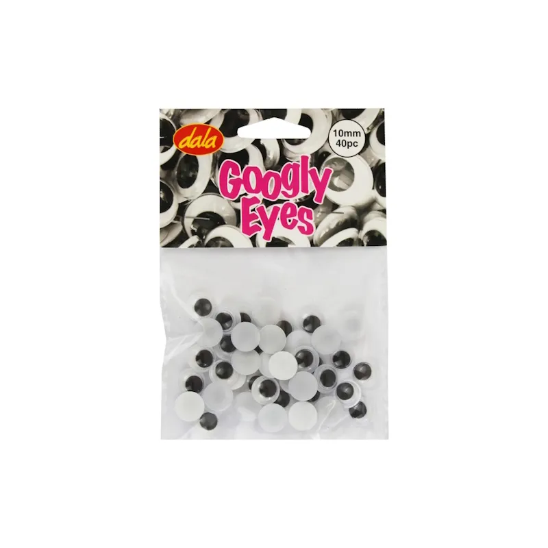 Dala Googly Eyes Basic (black and white) (10mm (40))
