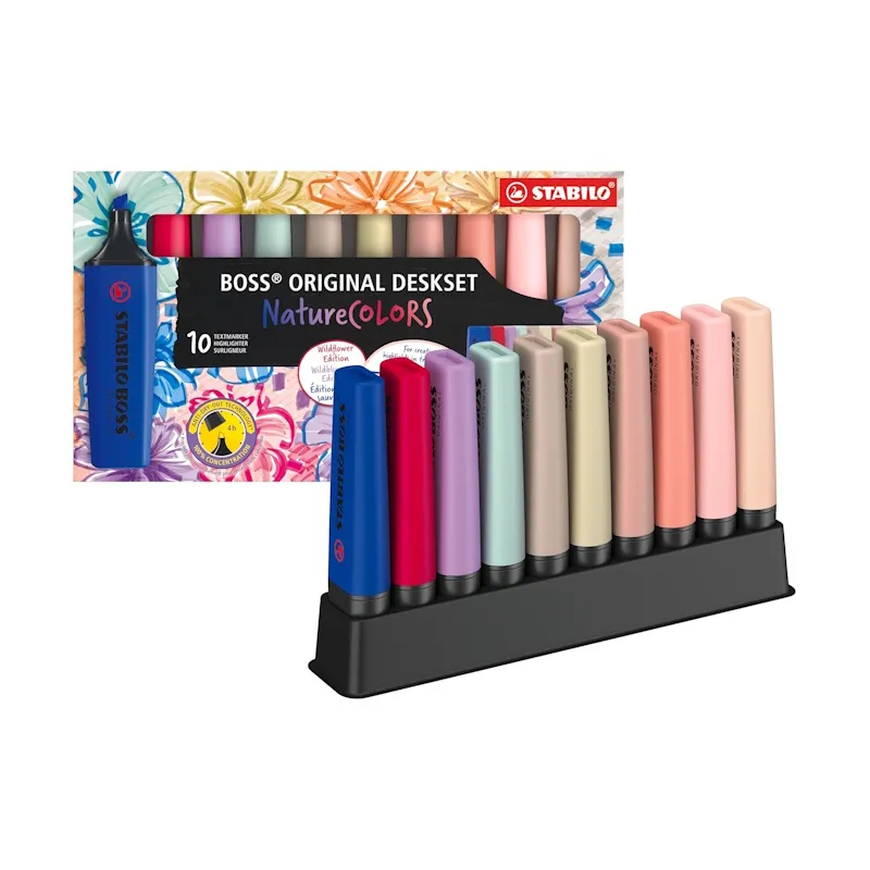 Stabilo Boss Original Deskset Nature Colours Wildflower (10)