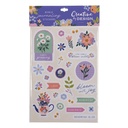 Creative by Design Bible Journaling Stickers Bloom Wildly (3 sheets) (STC023)