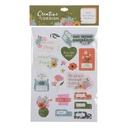 Creative by Design Bible Journaling Stickers Grow in Grace (3 sheets) (STC020)