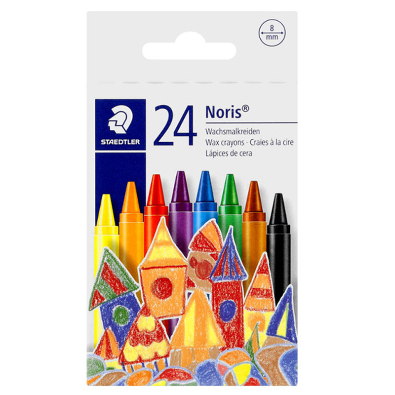 Staedtler Noris Club Wax Crayons (24)