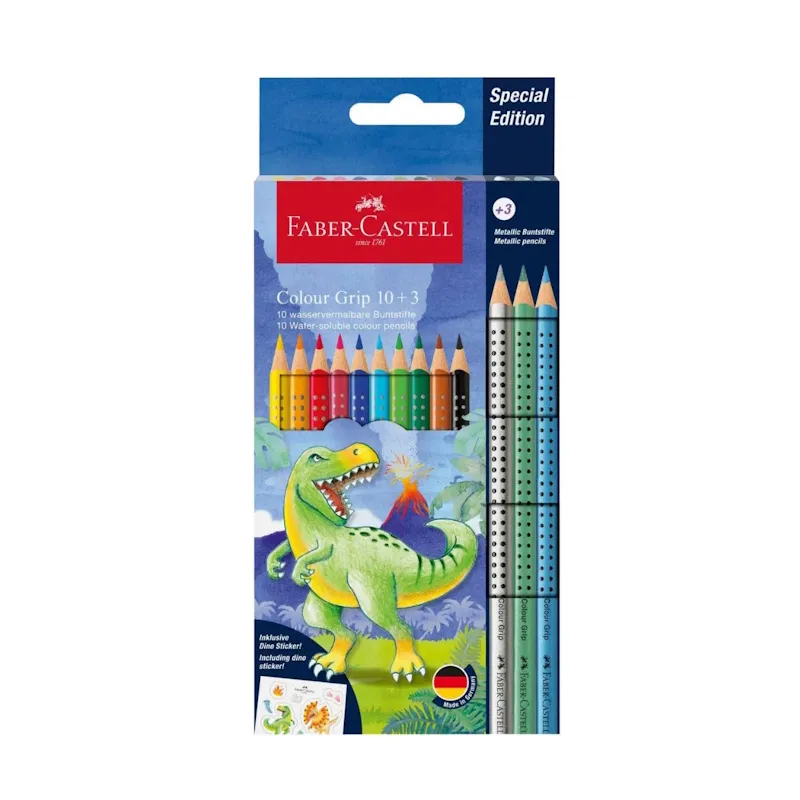 Faber-Castell Dinosaur Edition Colour Pencils (10+3)