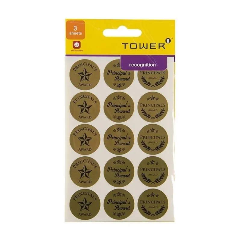 Tower Reward Stickers Principal Recognition
