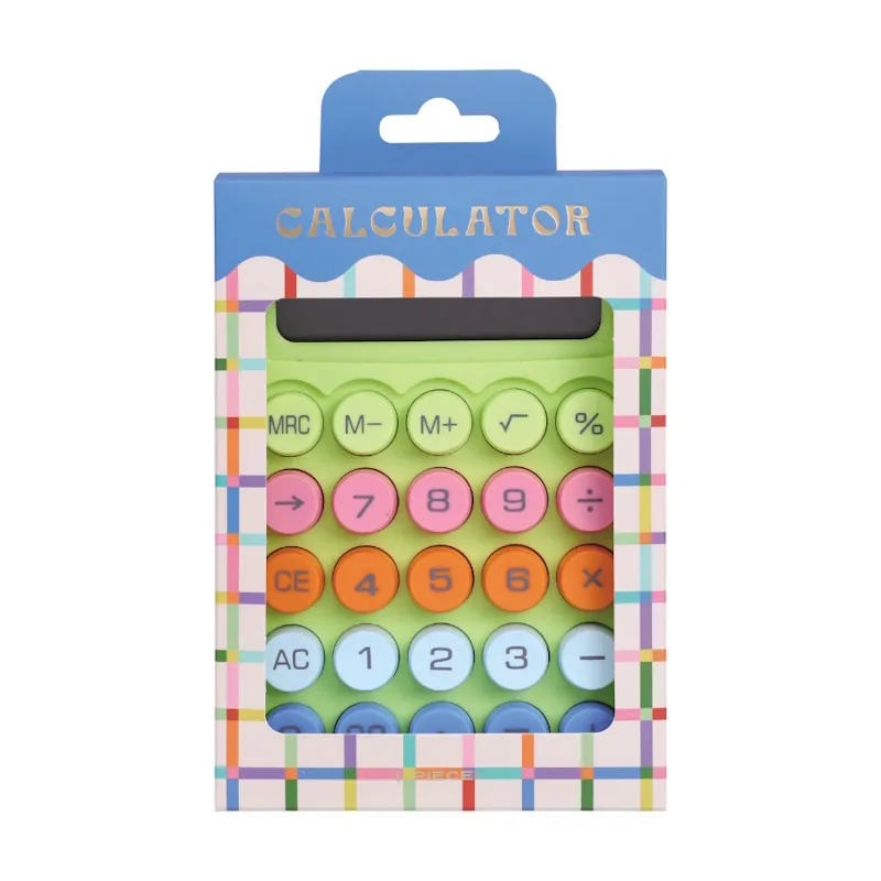 Colour Me Vibes Desktop Calculator Multi Colour 12 Digit