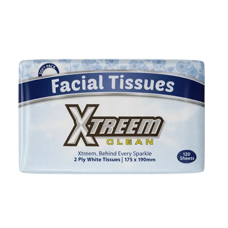 Xtreem Facial Tissues Soft Pack (120)