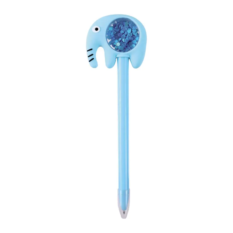Colour Me Vibes Novelty Pen Sequins Elephant (2159)