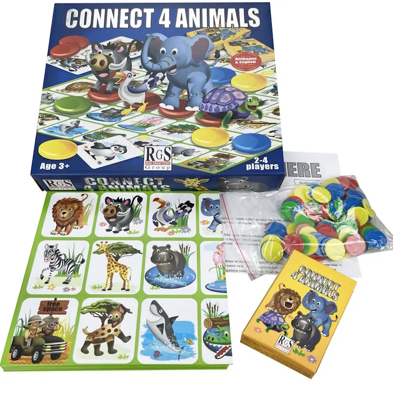 RGS Connect 4 Animals Game
