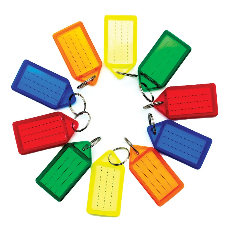 Meeco Deluxe Keyring Tags (10)