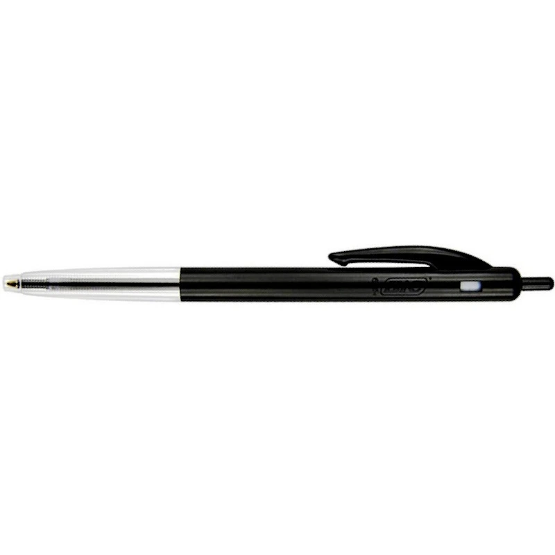 Bic Clic Ballpoint Pen Medium 1.0mm (black)