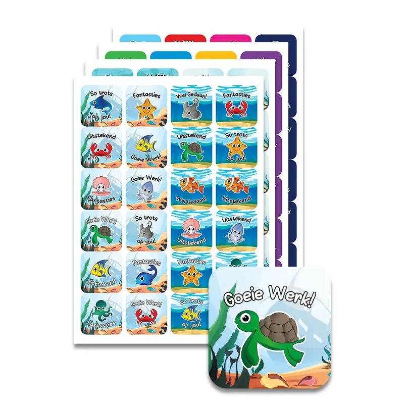 Redfern Reward Stickers Onder die See Afrikaans