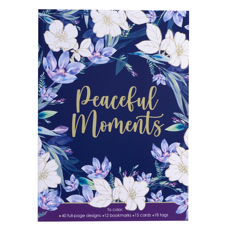 Peaceful Moments Adult Colouring Book (CLR095)