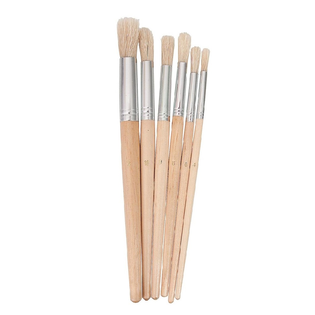 Trefoil Paintbrush Hog Round Long Handle