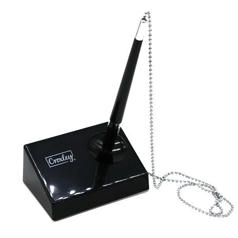 Croxley Ballpoint Pen Desk Set (black)