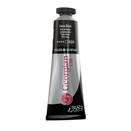 Daler Rowney Georgian Oil Paint 225ml (lamp black)