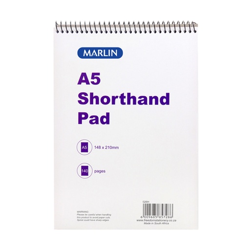 Marlin Shorthand Notebook FM A5 (140 pages)