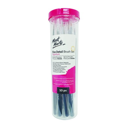Mont Marte Fine Detail Brush Set (10 piece)