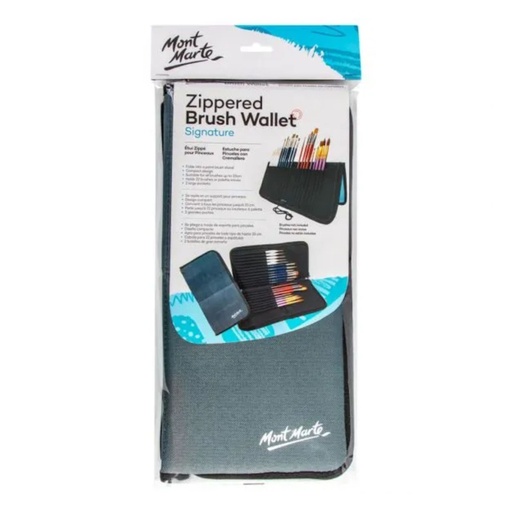 Mont Marte Signature Zippered Brush Wallet