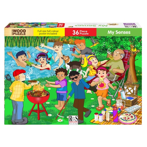 My Senses Wooden Puzzle (36 pieces)