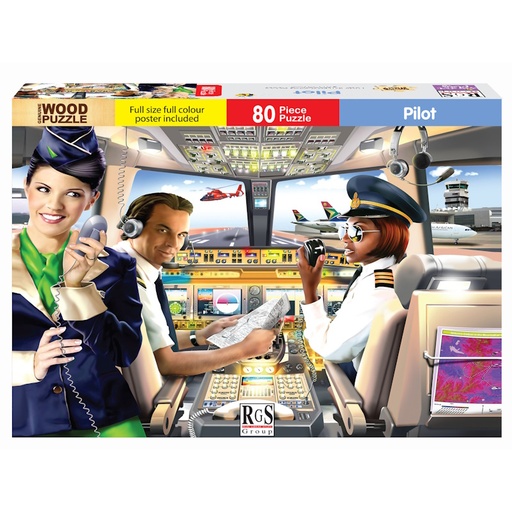 Pilot Wooden Puzzle (80 pieces)