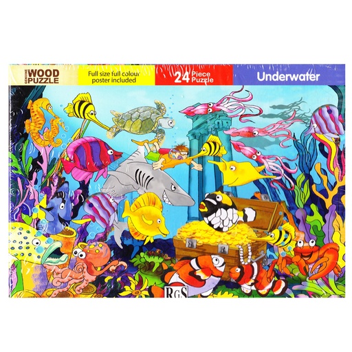 Underwater Wooden Puzzle (24 pieces)