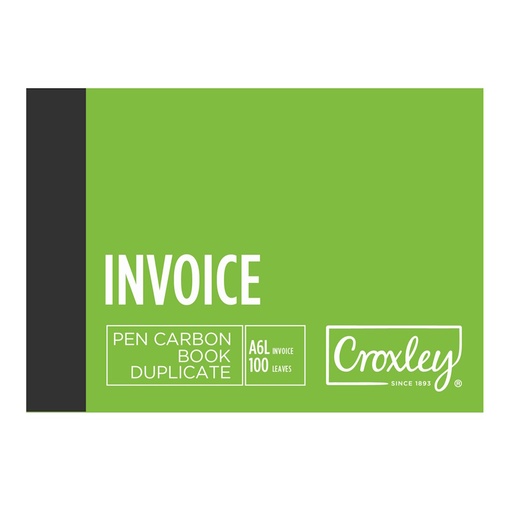 Croxley Duplicate Invoice Book A6 (JD16BO)