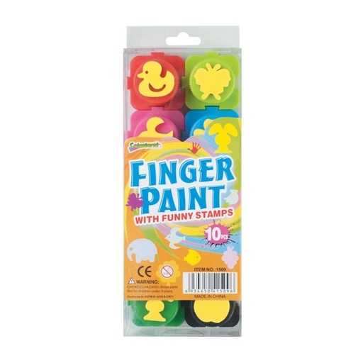 Colorland Mini Finger Paint with Fun Stamps (10)
