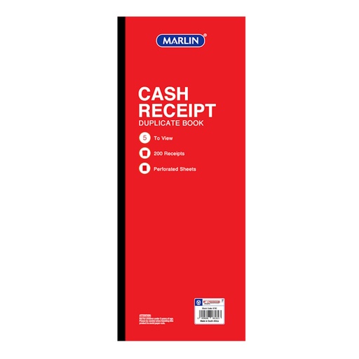Marlin Duplicate Receipt Book 5 View