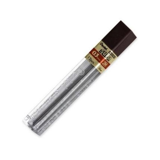 Pentel Pencil Lead 2H 0.3mm